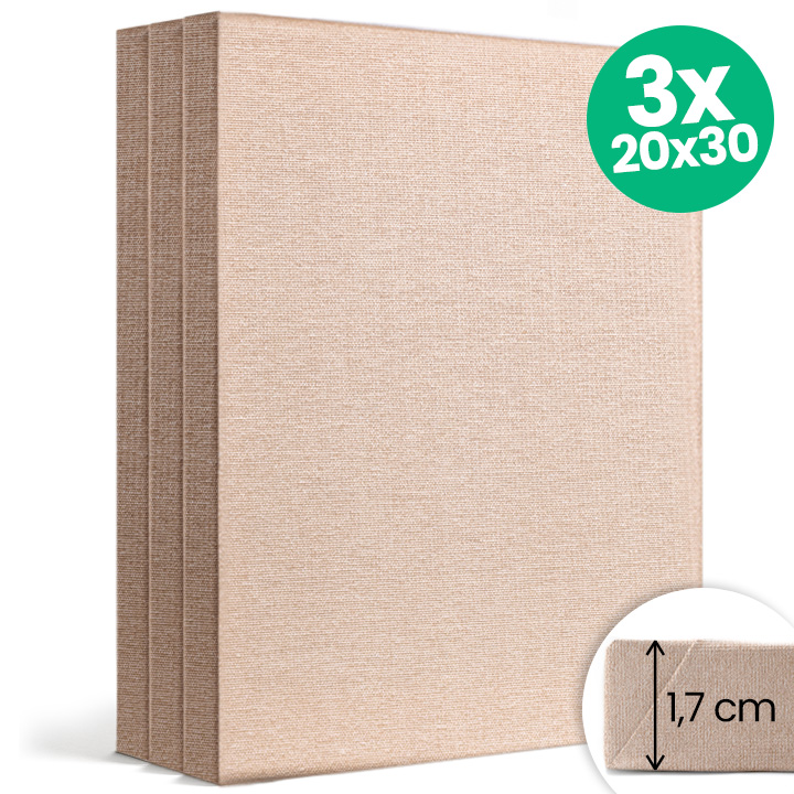 3er-Set NATURE ECO Malerei Leinwände 3er-Set NATURE ECO Malerei Leinwände