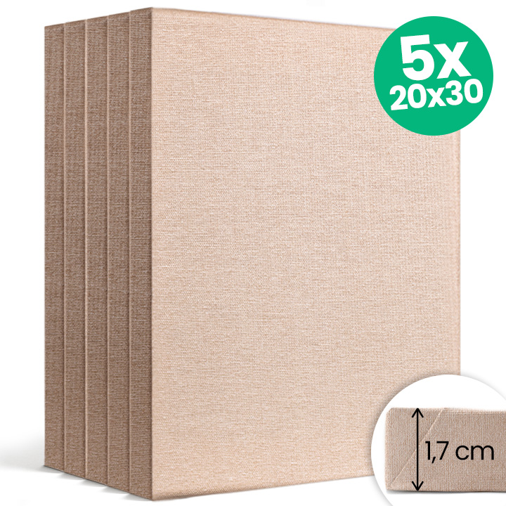 5er-Set NATURE ECO Malerei Leinwände 5er-Set NATURE ECO Malerei Leinwände