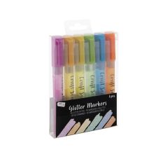 6er-Set Glitzer-Marker