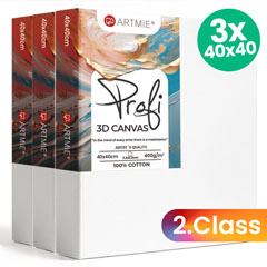 ARTMIE 3D-Leinwand-Set - 2. Qualität - 40x40 cm