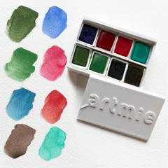 ARTMIE Solo Goya Aquarell-Set - Regenrose