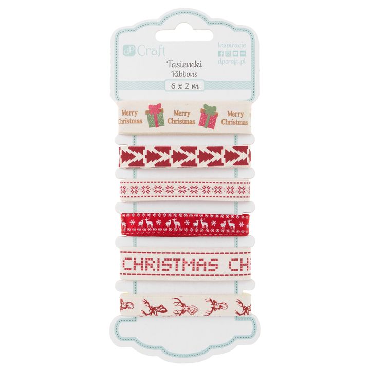 Dekoband 6 Stück | Scandi Christmas