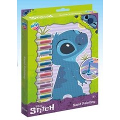 DISNEY Stitch Sand Painting Set - 4 Karten & 12 Sandröhrchen