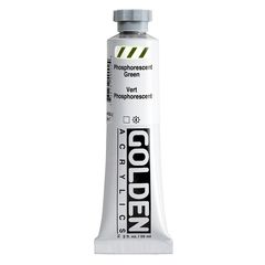 GOLDEN Heavy Body Phosphoreszierende Acrylfarbe | Verschiedene Farben