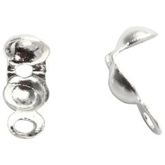 Metallic-Schmuck-Endkappen, 20 Stück | Verschiedene Farben