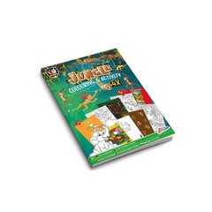 MOXY Dschungel Malbuch & Activity Buch A4 64 Seiten