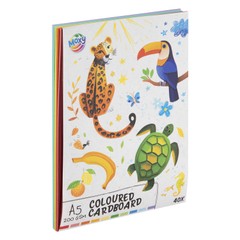 Moxy Farbige Pappe A5, 40 Blatt, 200 GSM
