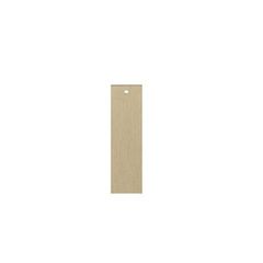 Rechteckiger Holzanhänger Blank