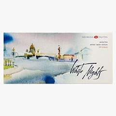 Weiße Nächte Künstlerische Aquarellfarbe Set / 24x2.5ml